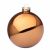 SFERA IN VETRO CARAMELLO LUCIDO diametro 10cm 0937002