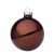 SFERA IN VETRO MARRONE TRONCO LUCIDO diametro 8cm 0937014