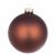 SFERA IN VETRO MARRONE TRONCO OPACO diametro 10cm 0937018
