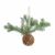 DECORAZIONE SFERA KOKEDAMA CON PINO INNEVATO 093715