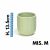 VASO IN CERAMICA VERDE MIS. M  H.13.5 cm ILBLUCASA