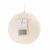 CANDELA SFERA OPACA AVORIO DIAMETRO 12cm 21122