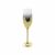 CALICE VETRO CHAMPAGNE TRASPARENTE ORO 25056