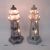 FARO IN LEGNO CON LUCI H. 28cm  53742