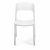 Sedia polipropilene Risto impilabile bianco cm47x52h83