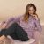 PIGIAMA DONNA MANICA LUNGA IN PILE 77861 LINCLALOR