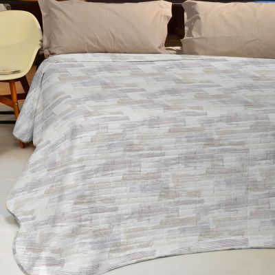 1 Posto Azzurro Linea Oro Copriletto Multiarredo Cannes 