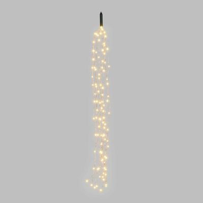 CASCATA 100 MICROLED BIANCO CALDO 1MT 41486