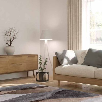 CRYSTAL TAPPETO ARREDO 120x170cm AX0285 LINEA ORO