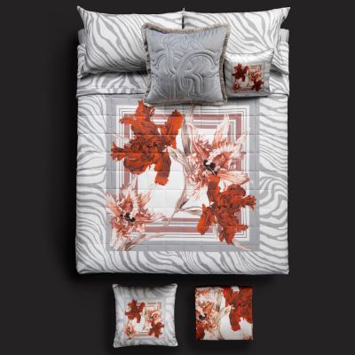 ZEBRA BLOOM CUSCINO ARREDO 40X40 ROBERTO CAVALLI