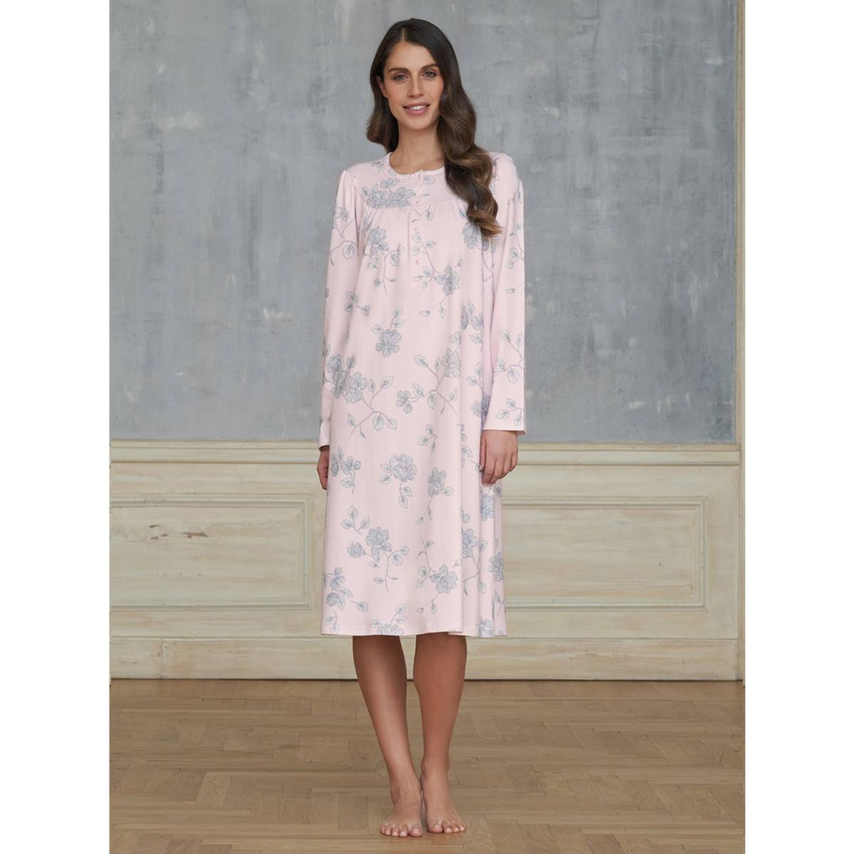 LINCLALOR CAMICIA DA NOTTE MANICA LUNGA 92759