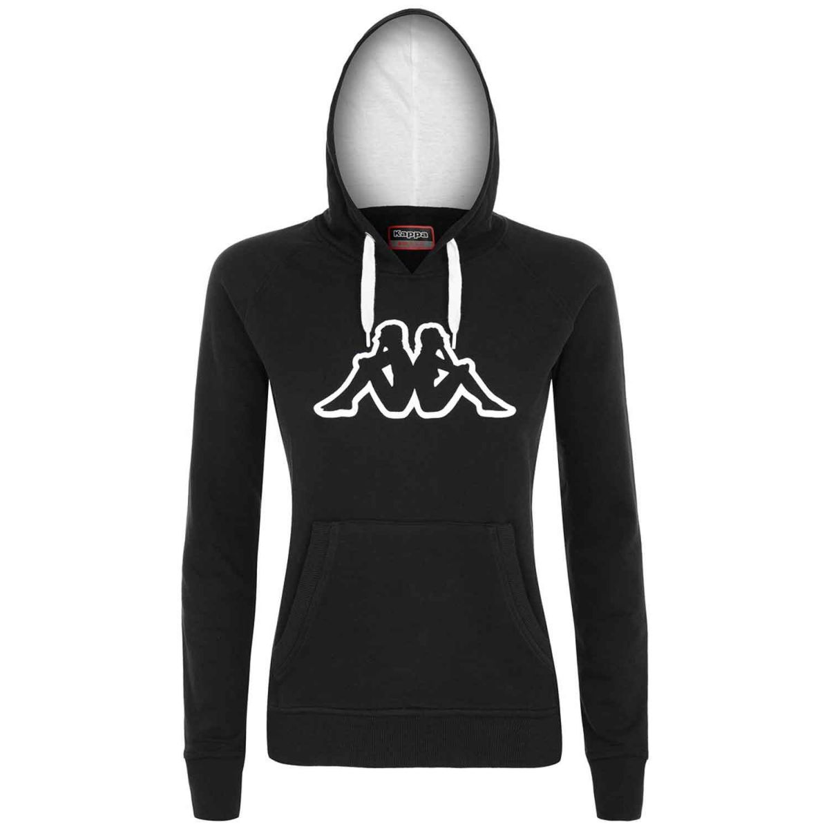 Felpa kappa shop donna con cappuccio