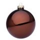 SFERA IN VETRO MARRONE TRONCO LUCIDO 0937015