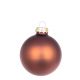 SFERA IN VETRO MARRONE TRONCO OPACO diametro 6cm 0937016