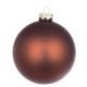 SFERA IN VETRO MARRONE TRONCO OPACO diametro 10cm 0937018