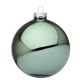 SFERA IN VETRO VERDE CINABRO LUCIDO diametro 10cm 0937111
