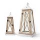 LANTERNA IN LEGNO E METALLO TG. GRANDE 34614