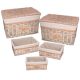 CASSETTO VIMINI ERIC NATURALE RETTANGOLARE 38,5X25,5 CM VACCHETTI 3813050400