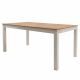 AMALFI TAVOLO IN ALLUMINIO E POLYWOOD 90X160 BIANCO/NATURALE 