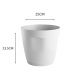 SET VASO CONICO STRIATO BIANCO M25CBI
