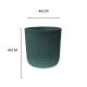 VASO CILIND EFFETTO BOUCLE' VERDE M40CVV