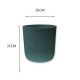VASO CILIND EFFETTO BOUCLE' VERDE M35CVV