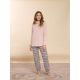PIGIAMA DONNA MANICA LUNGA LUPETTO 77866 LINCLALOR