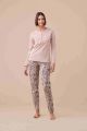 PIGIAMA DA DONNA IN CALDO COTONE FA009265