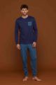 PIGIAMA UOMO CALDO COTONE FC2714 NOI DI NOTTE