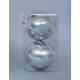 2 SFERE ARGENTO 15cm PL6866A