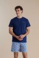 PIGIAMA UOMO A MANICA CORTA CON PANTALONCINO FC003065