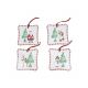 SET 4 PEZZI DECORAZIONI NATALIZIE COLLEZIONE RACCONTI BRANDANI 84782