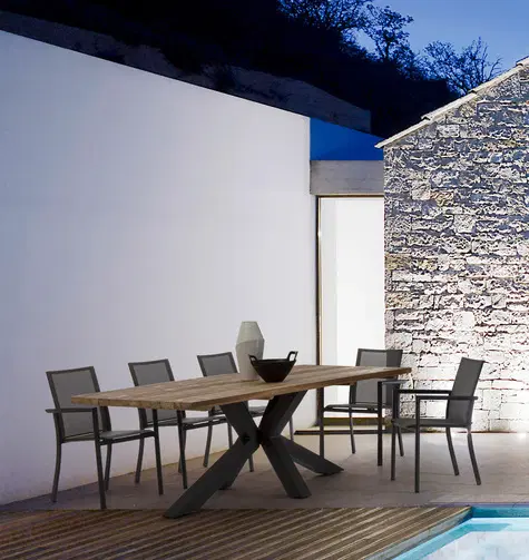 RAMSEY TAVOLO 240x100cm NERO 0804457 BIZZOTTO