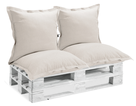 CUSCINO PALLET CM 65X130 PLT P317 BEIGE