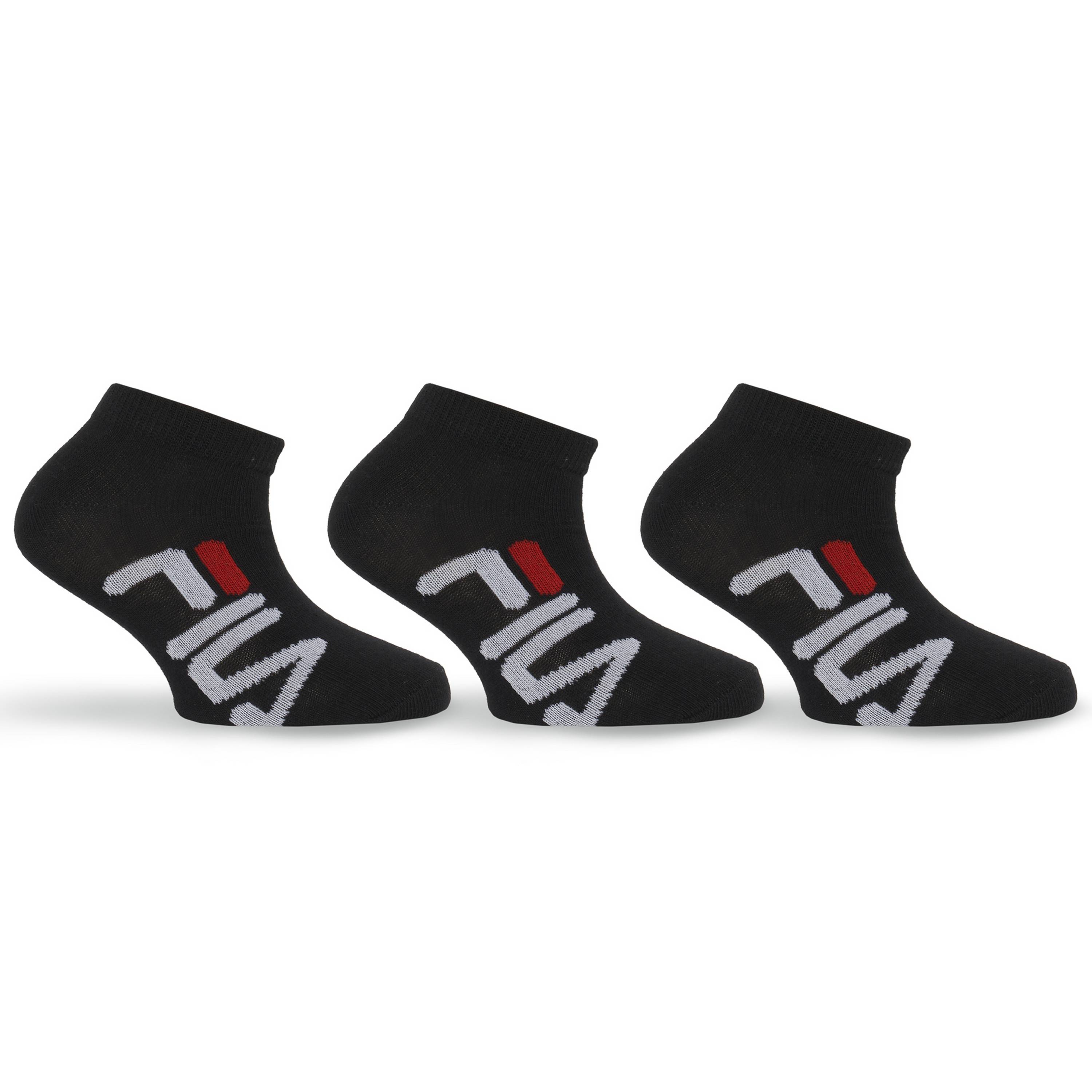 CALZA INVISIBILE BIMBO 3PZ. FILA F8199/3 BLACK