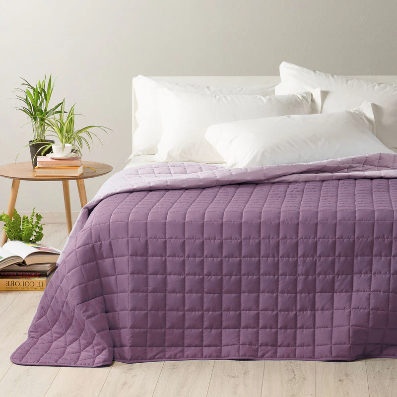 TRAPUNTINO PRIMAVERILE MATRIMONIALE SUPER PROMO ILBLUCASA VIOLA