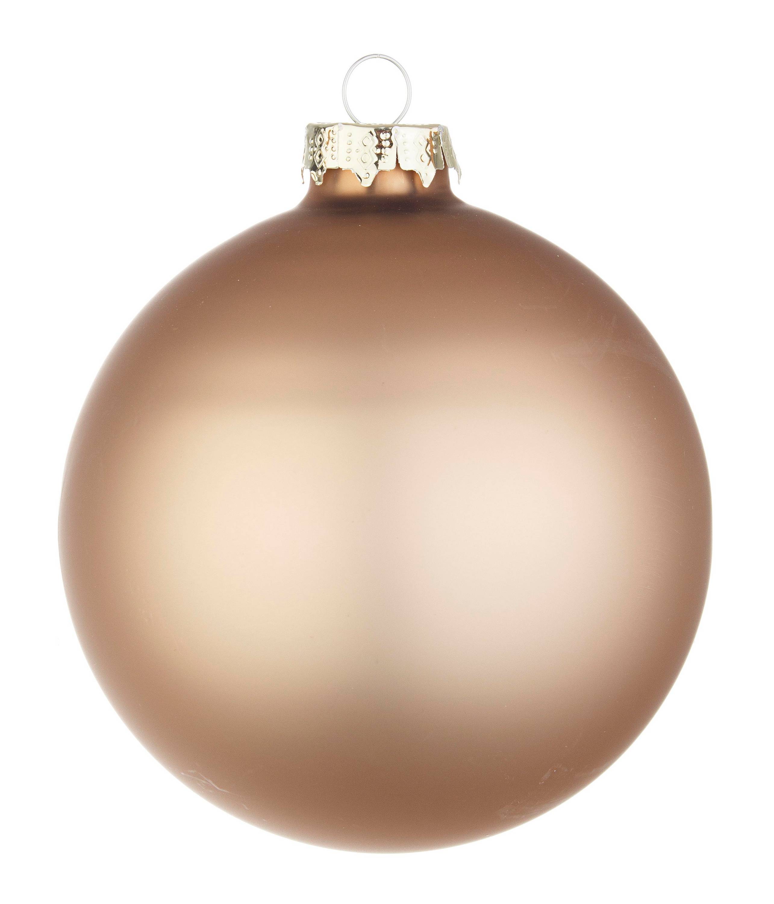SFERA IN VETRO BEIGE OPACO 4248C diametro 10cm 0933854