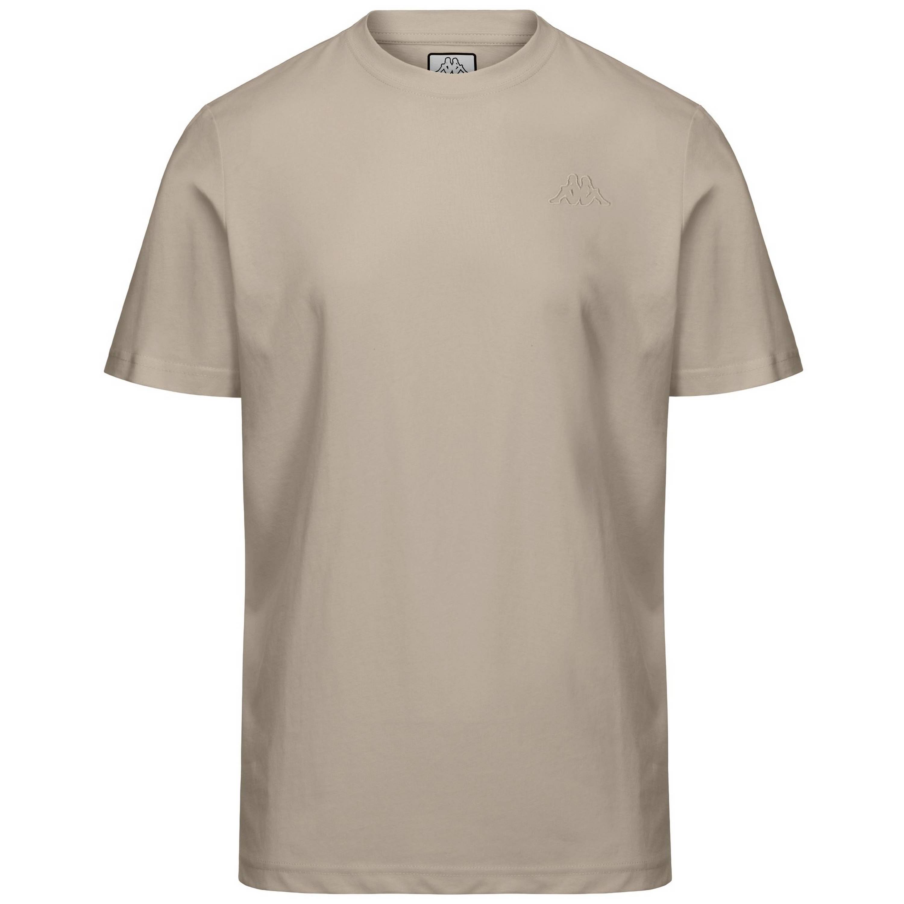 MAGLIA MANICA CORTA SLIM FIT 304J150 KAPPA BEIGE FOG