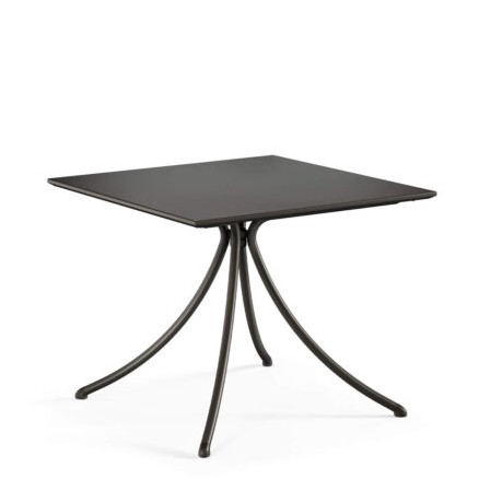 TAVOLO COMBO QUADRATO 90X90 1812 FERRO ANTICO LAMIERA PIENA