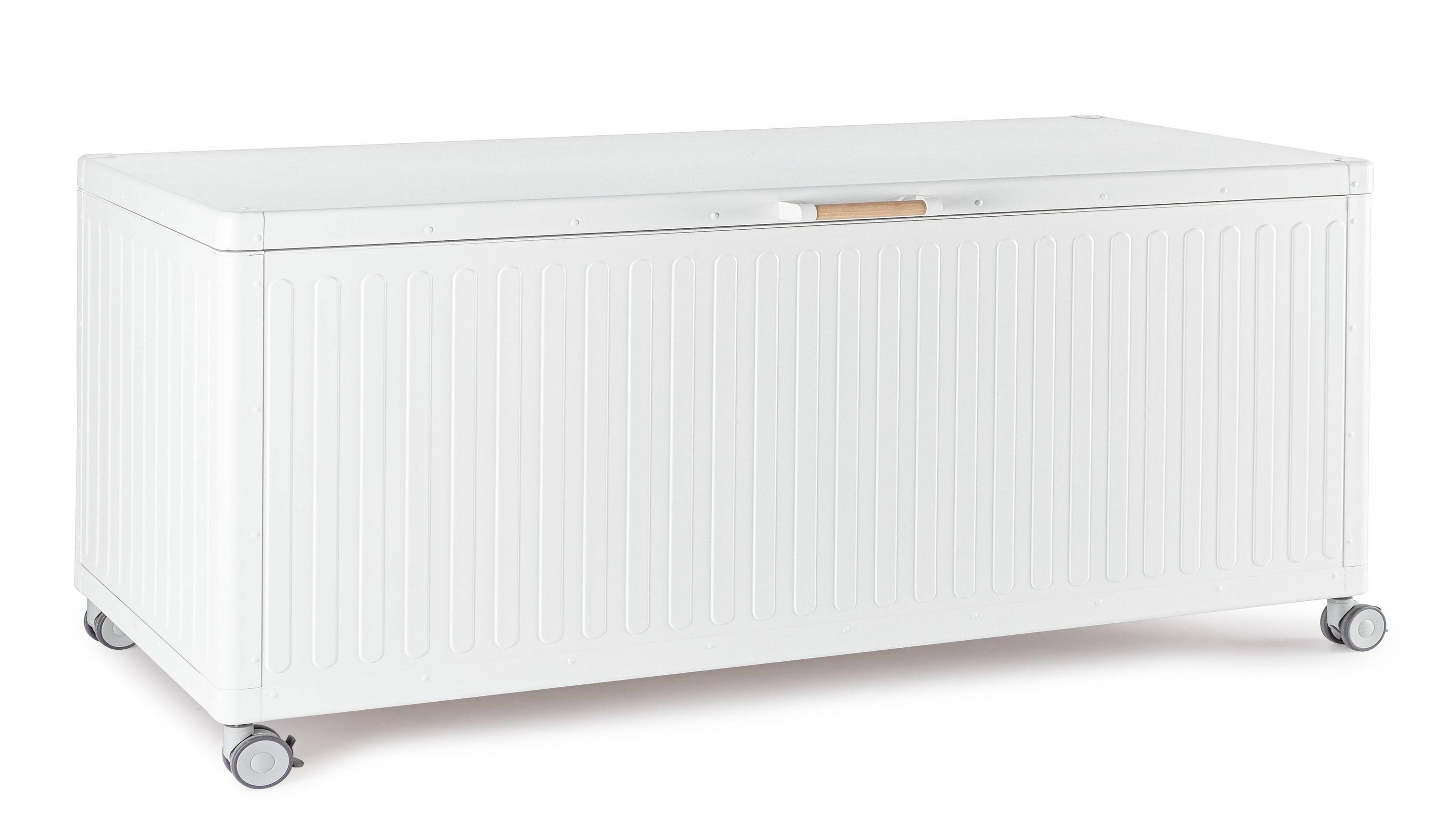 BAULE PORTA CUSCINI CON RUOTE OCEAN L BIANCO 0663973