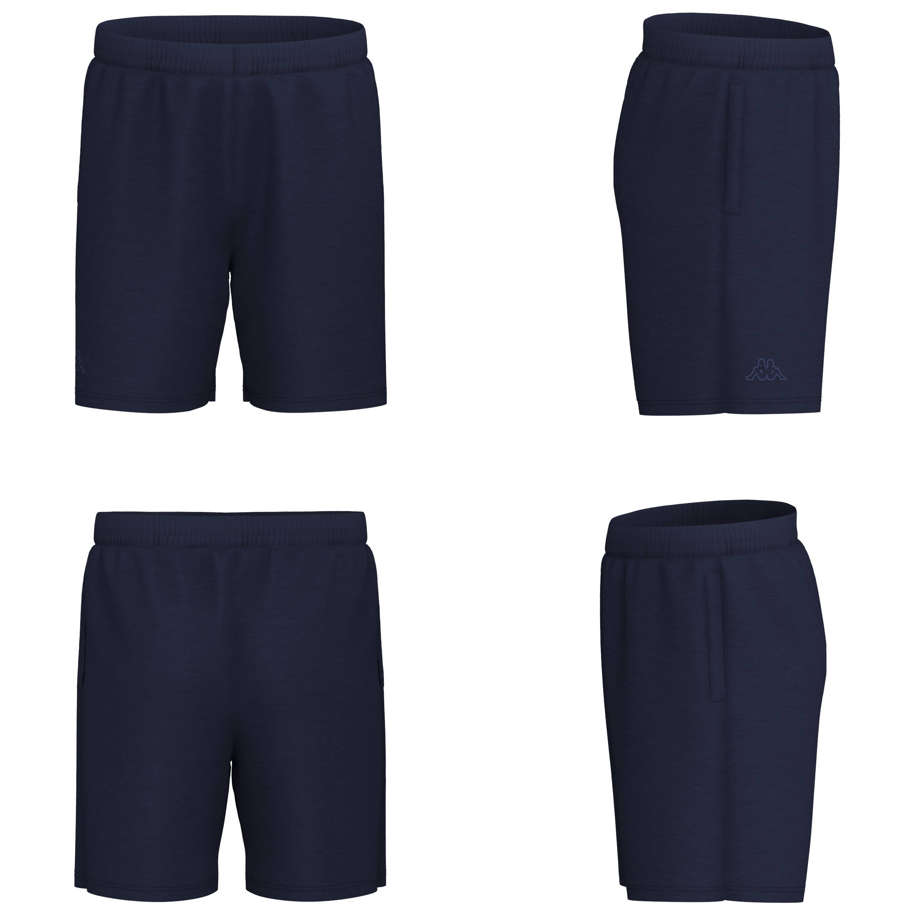 PANTALONCINI SPORTIVI KAPPA 303HZE0 BLU MARINE-BLUE INTENSE