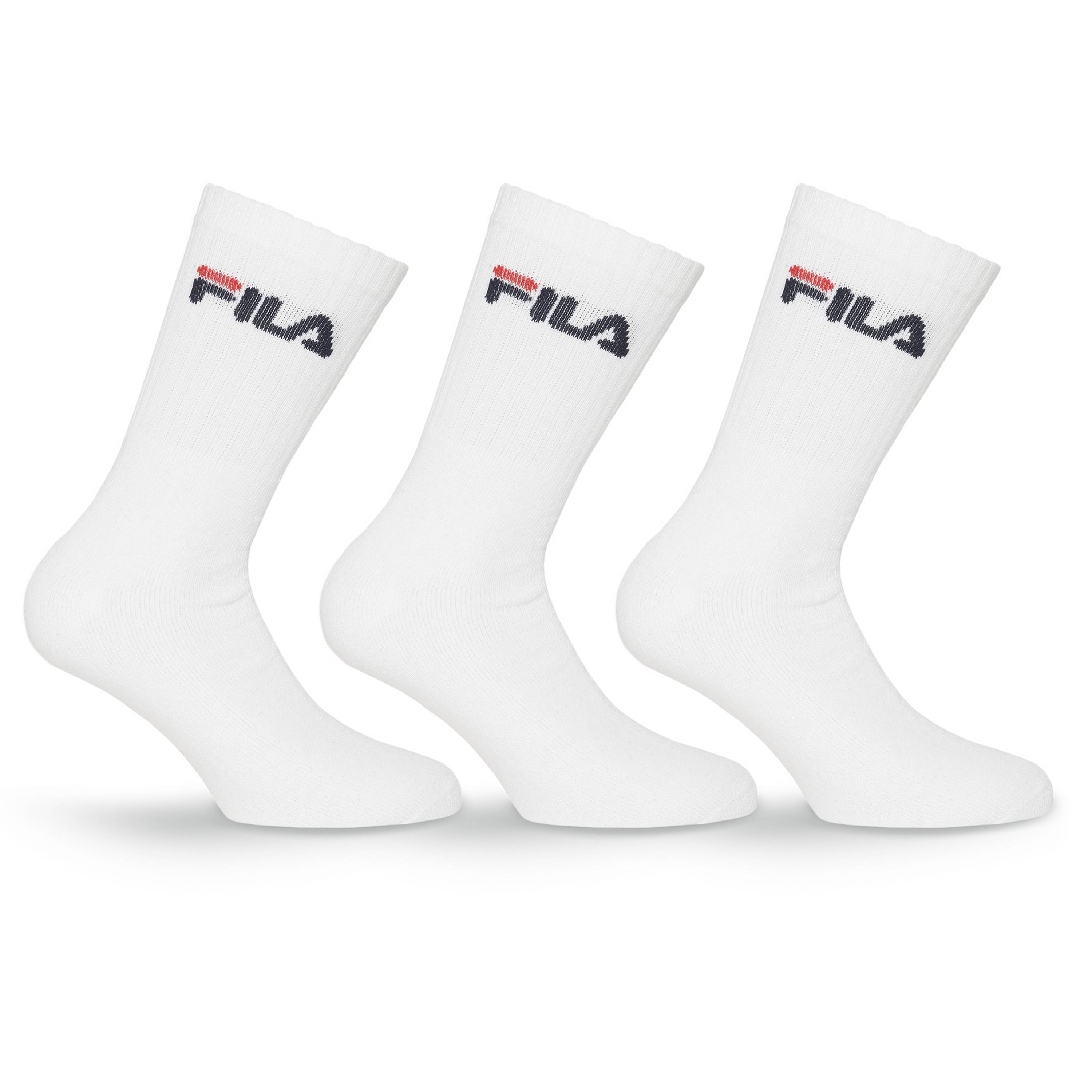 CALZA DA TENNIS 3 PAIA FILA F9505 300 BIANCO