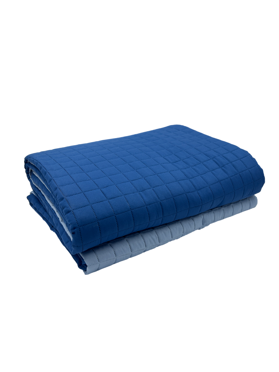 TRAPUNTINO DOUBLEFACE ORTENSIA MATRIMONIALE PROMO BLU