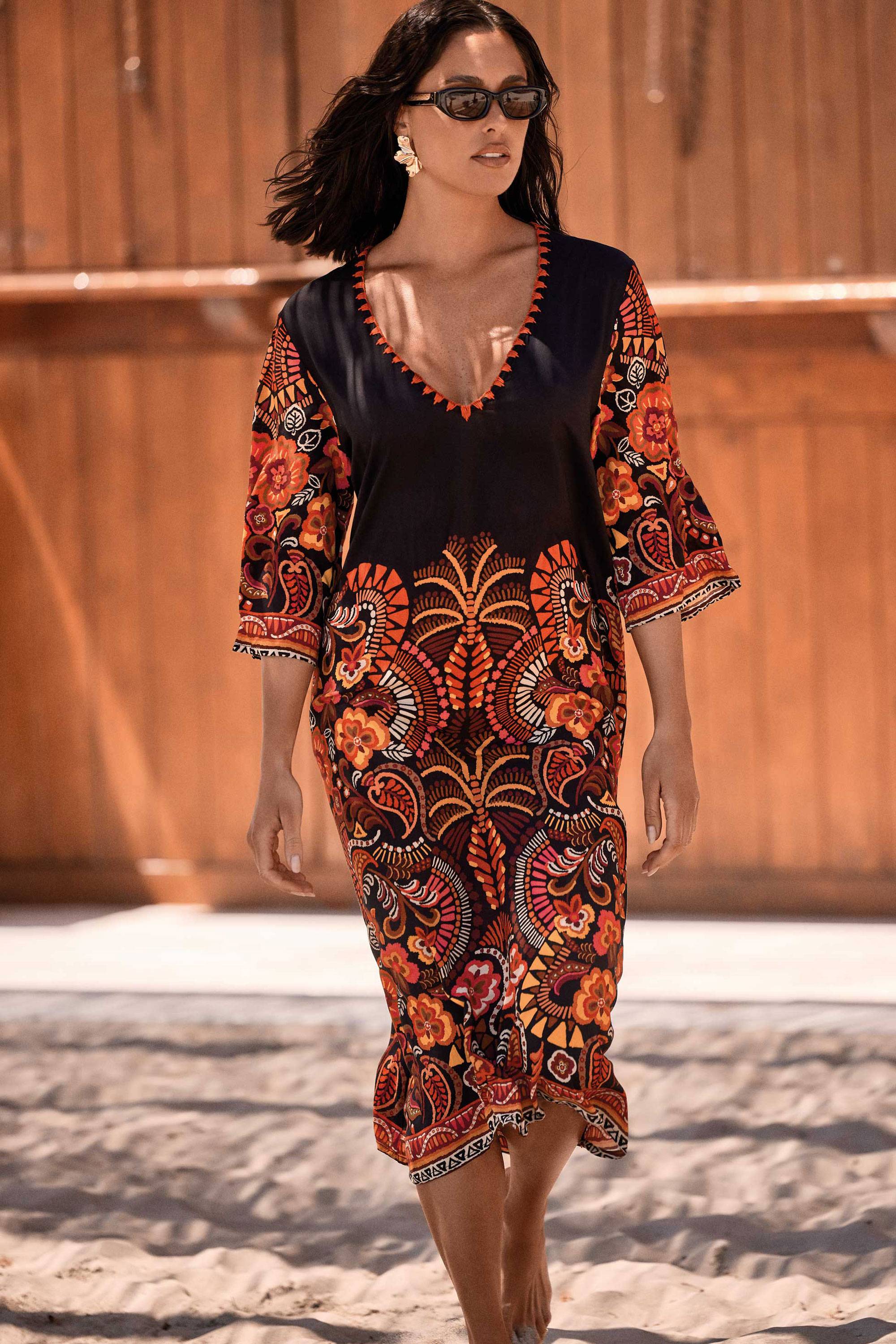 KIM KAFTAN DONNA DAVID DA26-085 MULTICOLOR