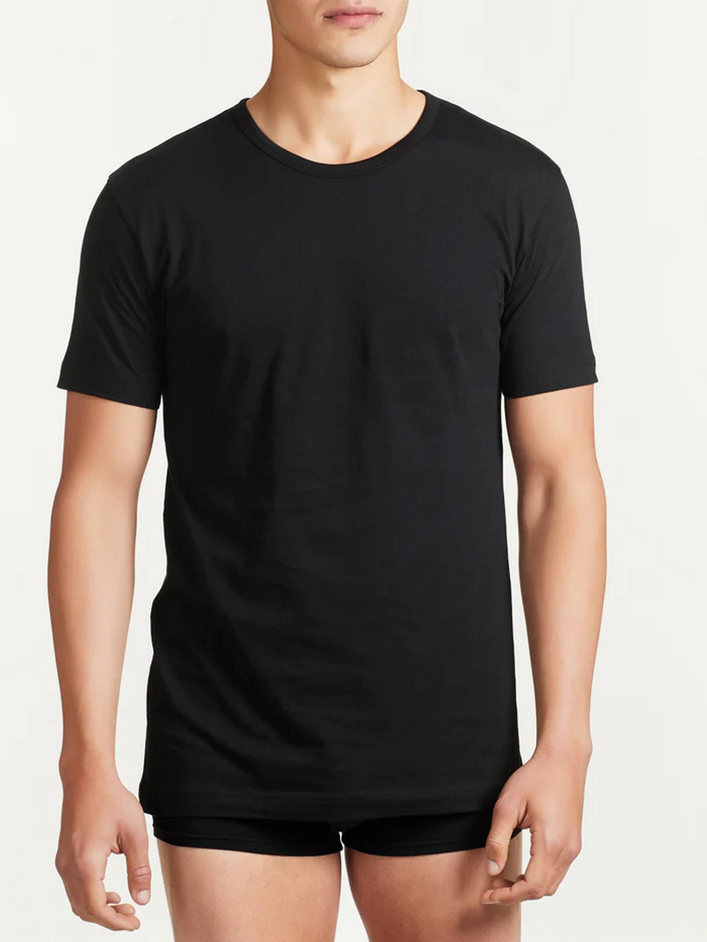 MAGLIA MEZZA MANICA GIROCOLLO PACCO DOPPIO  RAGNO 601417 NERO