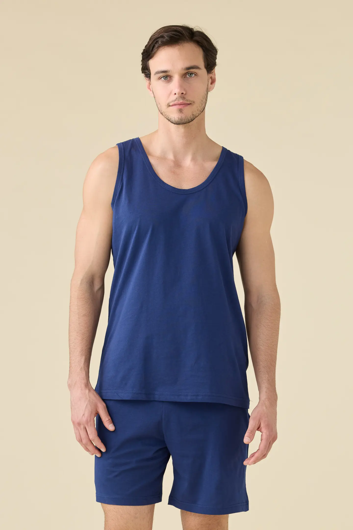 PIGIAMA UOMO PLUS COTONE FC003302 MEDIEVAL BLUE