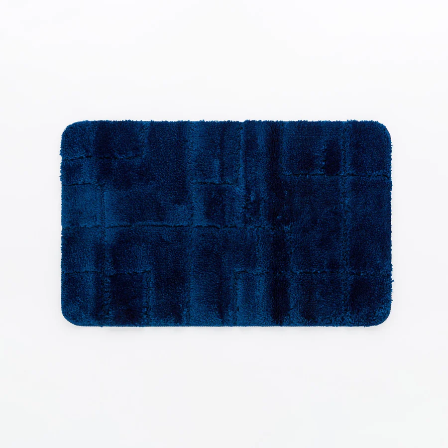 AGUA TRIS TAPPETO BAGNO AV0021 LINEAORO BLU