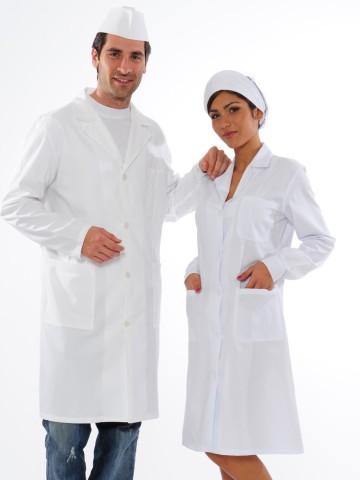CAMICE MANICA LUNGA DONNA C0036 BIANCO