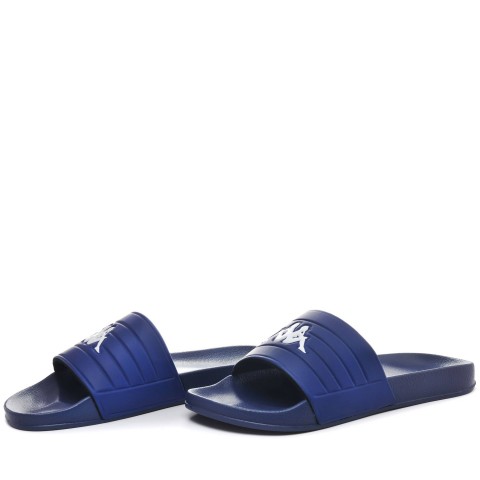 CIABATTA UOMO LOGO SARTY 341X73W BLACK-WHITE