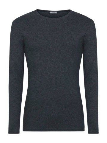 MAGLIA TERMICA 100% COTONE  MANICA LUNGA U801A9 RAGNO PIOMBO MELANGE